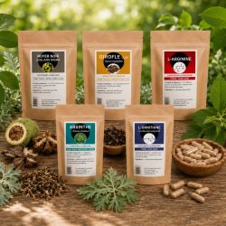 Pack antiparasitaire CLARK: Absinthe, Noyer Noir, Girofle, Arginine, Ornitine | Santerel