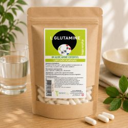 L-GLUTAMINE 60 gélules 400mg - Acide Aminé - SANTEREL
