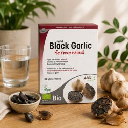 AIL NOIR FERMENTE en extrait BIO 30 gelules 500mg - COEUR CHOLESTEROL CIRCULATION