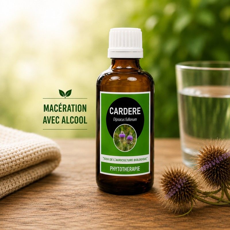CARDERE* 50ml Macération AVEC ALCOOL - *issu de l'agriculture biologique - Santerel