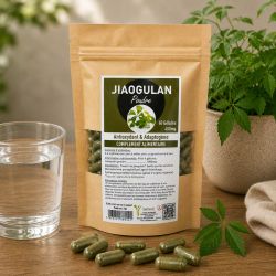 JIAOGULAN POUDRE 60 gélules 450mg - Issue de l'Agriculture Biologique - SANTEREL